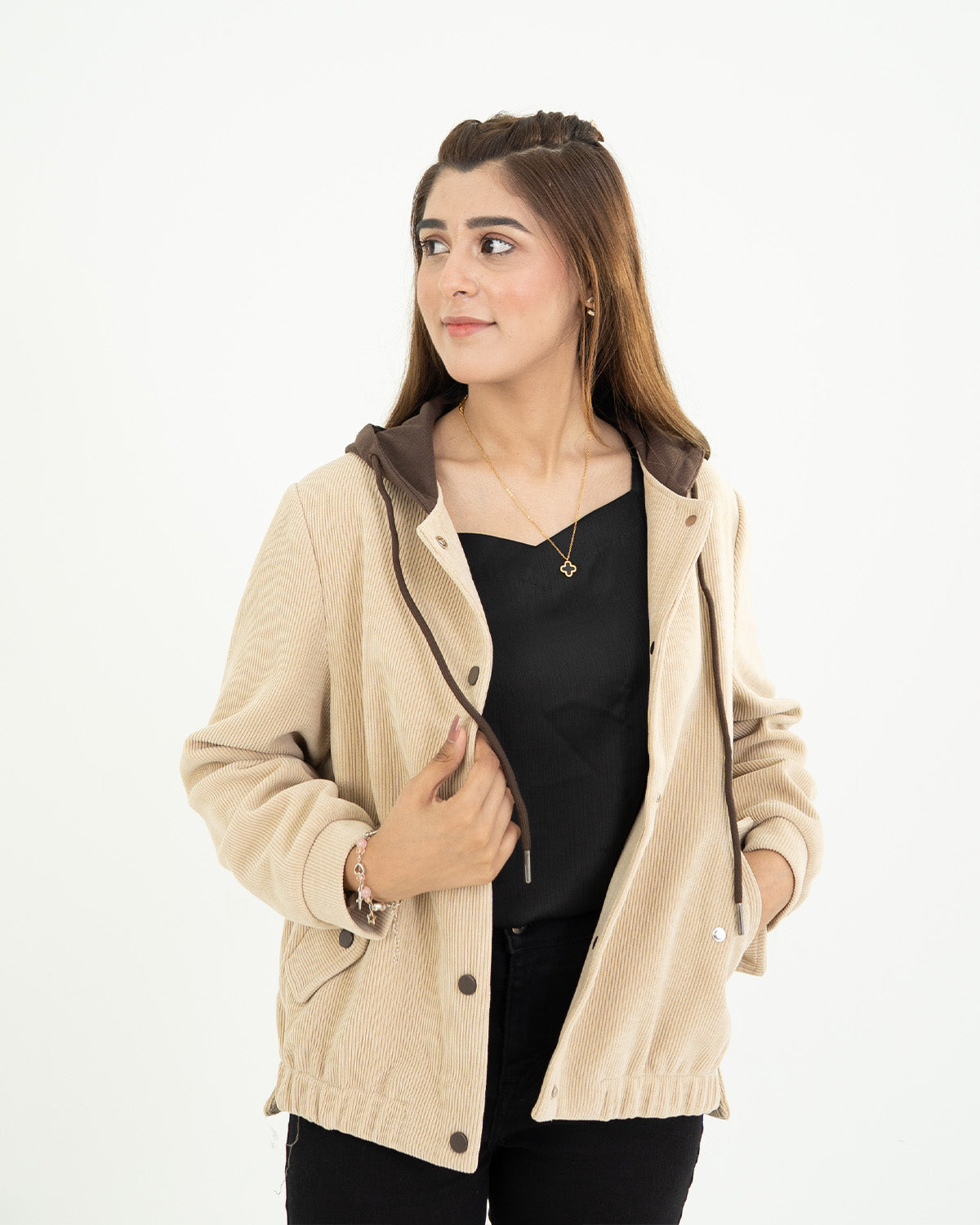 Beige Corduroy Jacket