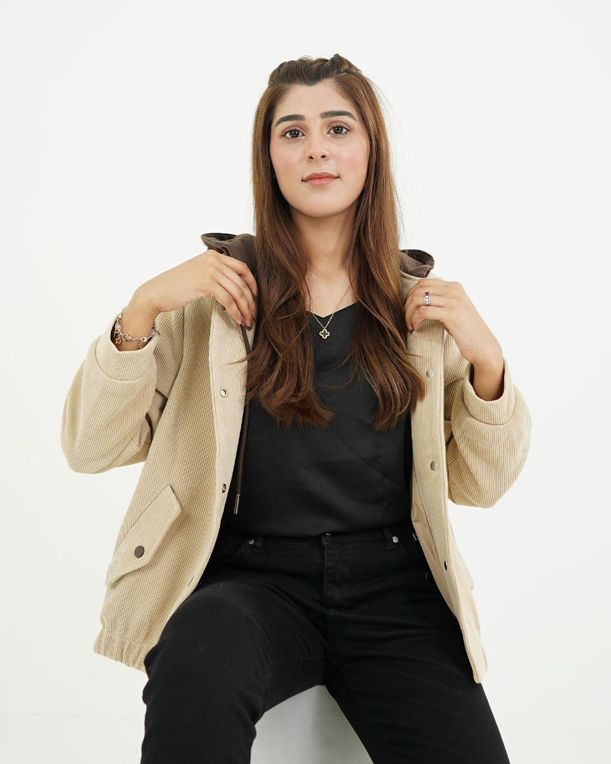 Beige Corduroy Jacket