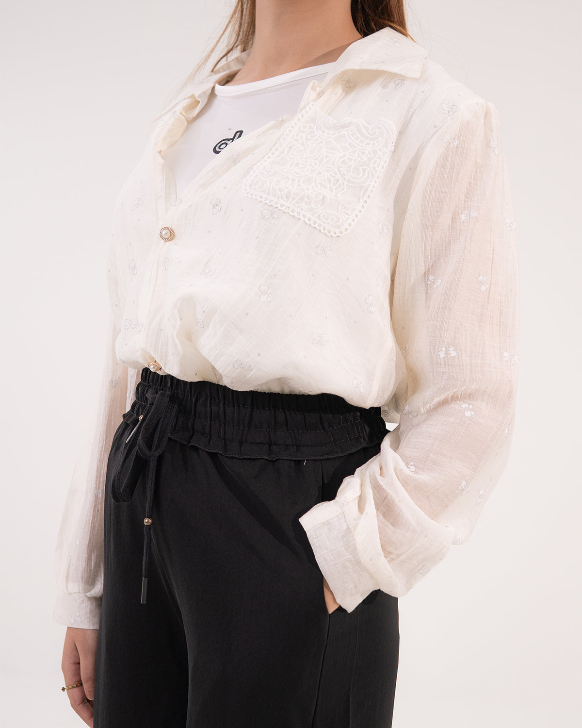 Milky White Dual Weave Set