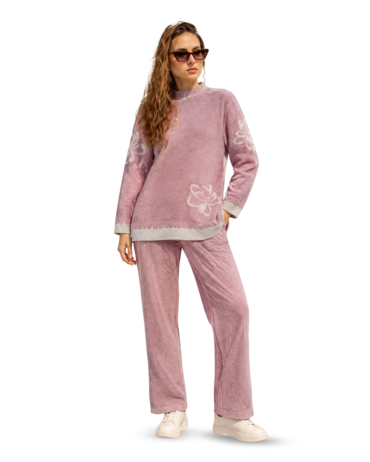Wool FLower Co-ord Set