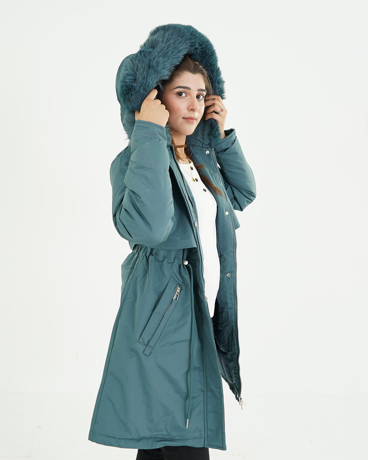 Sea Green Long Jacket