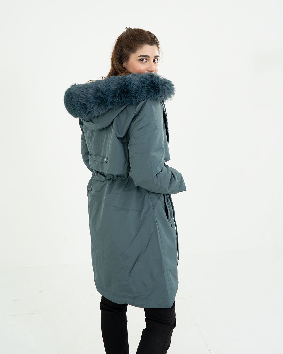Sea Green Long Jacket