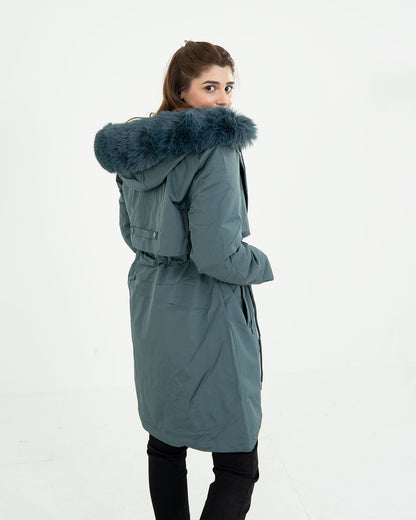 Sea Green Long Jacket
