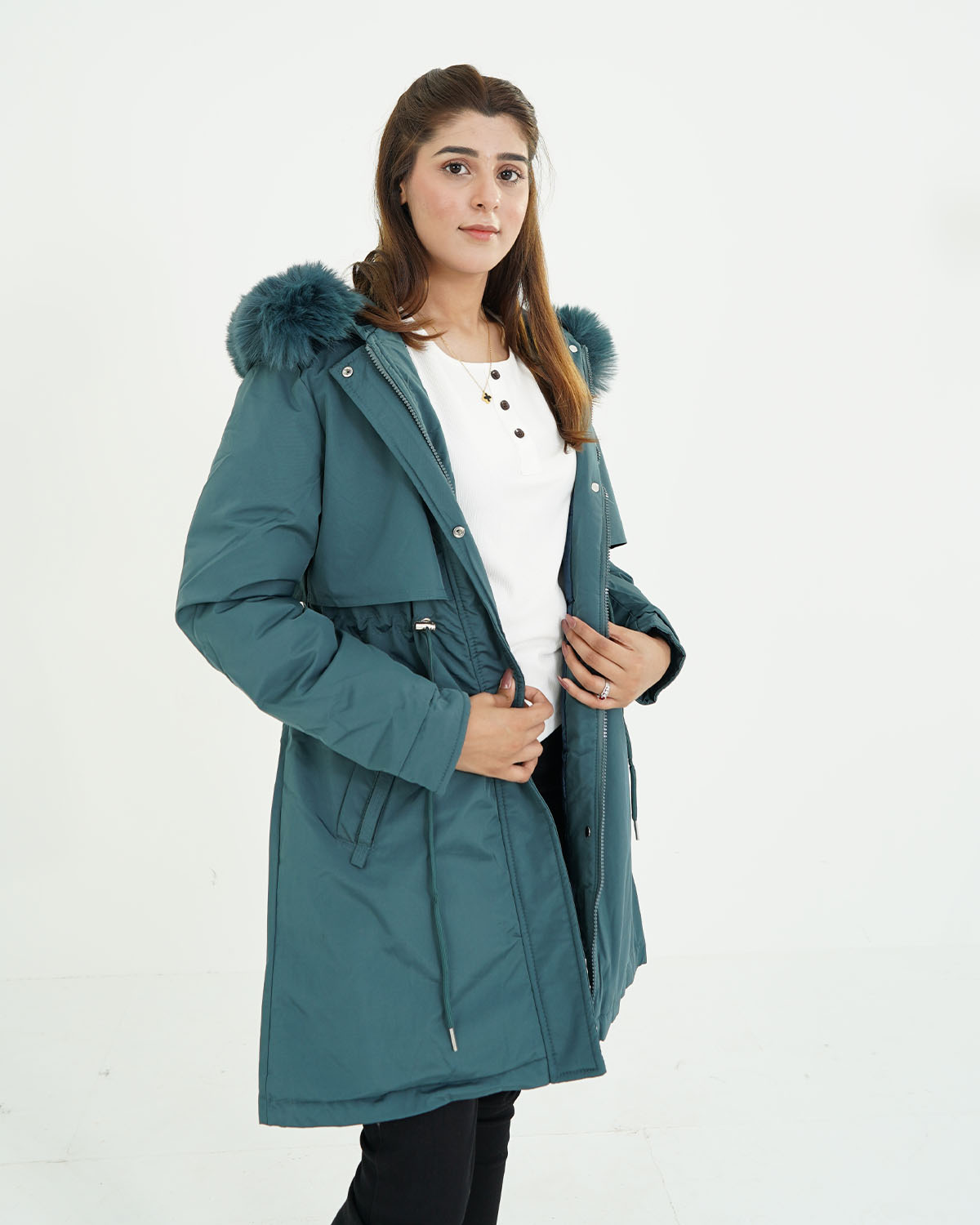 Sea Green Long Jacket