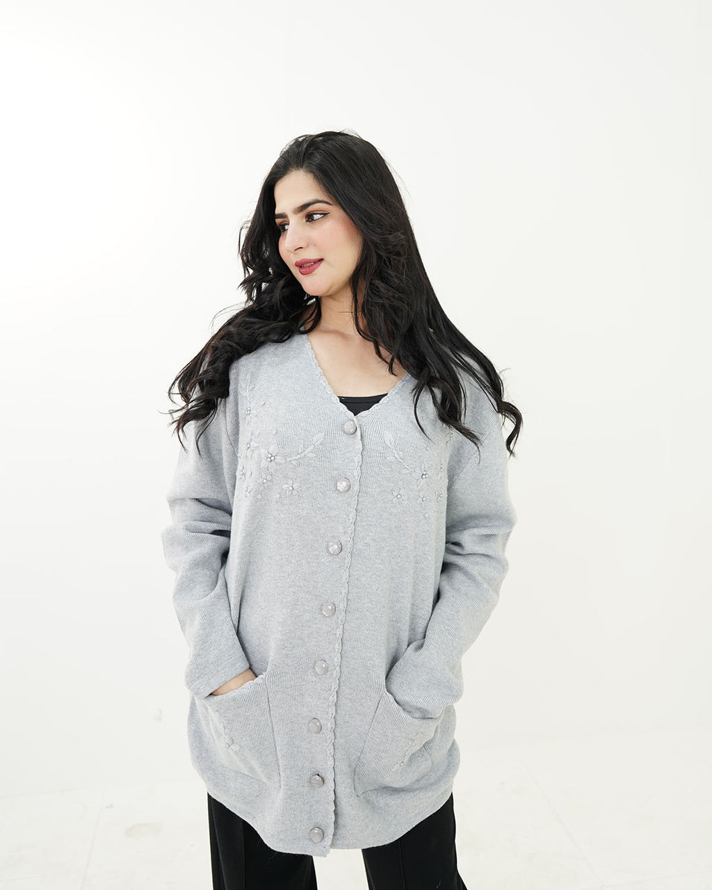 Silver Cloud Sweater