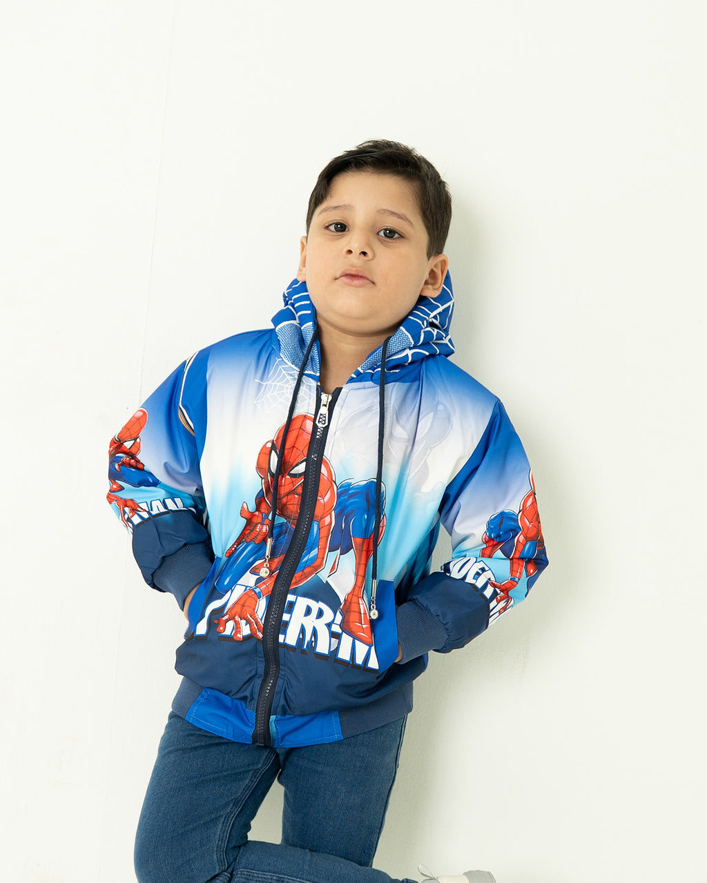 Blue Web Hero Jacket