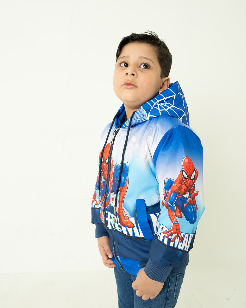 Blue Web Hero Jacket