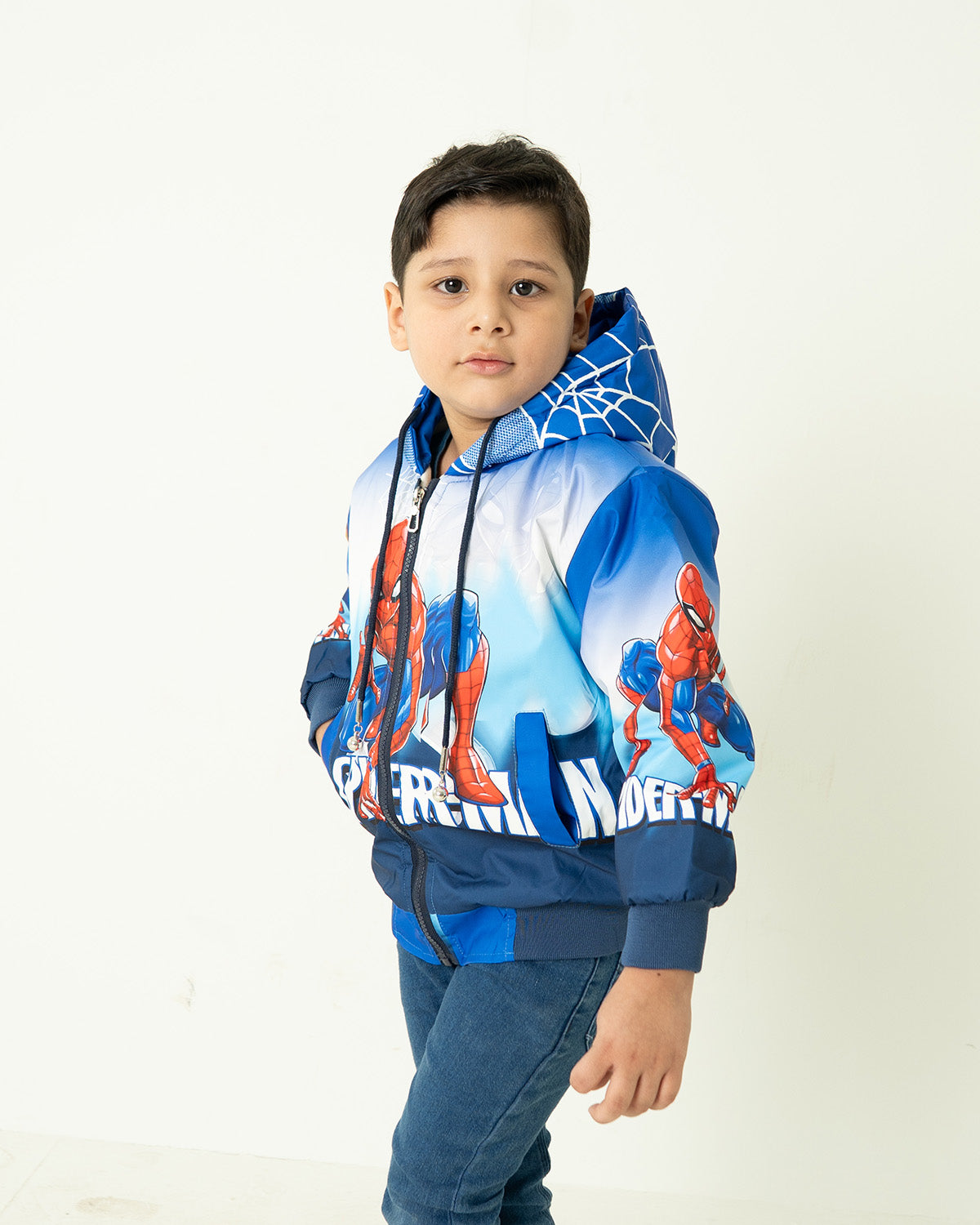 Blue Web Hero Jacket