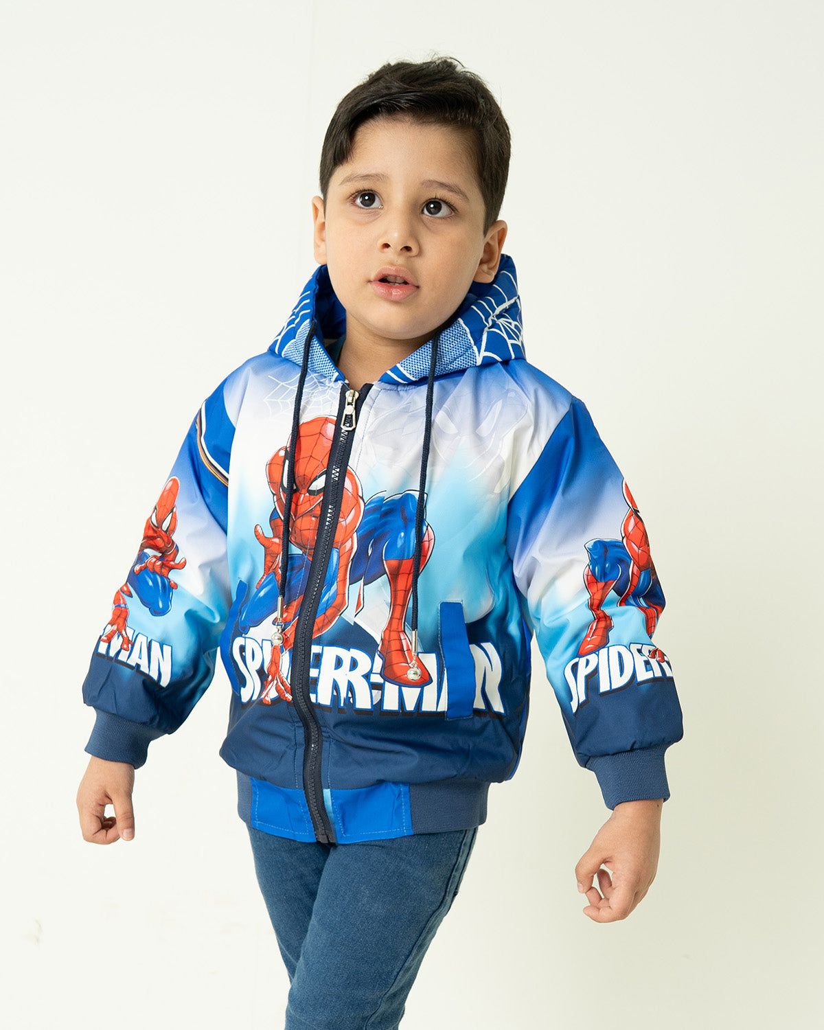 Blue Web Hero Jacket