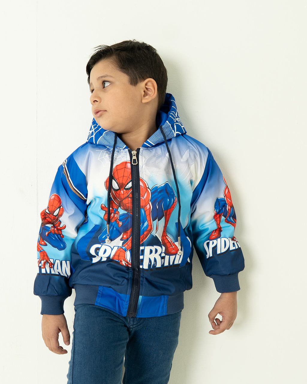 Blue Web Hero Jacket