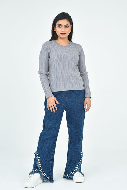 Women's Flared Denim Jeans