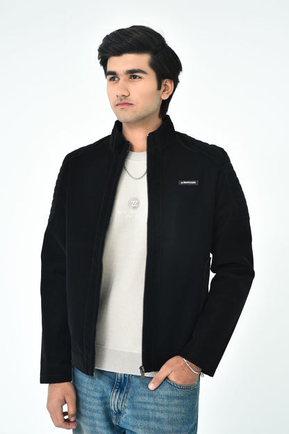 Men's Black Casual Jacket