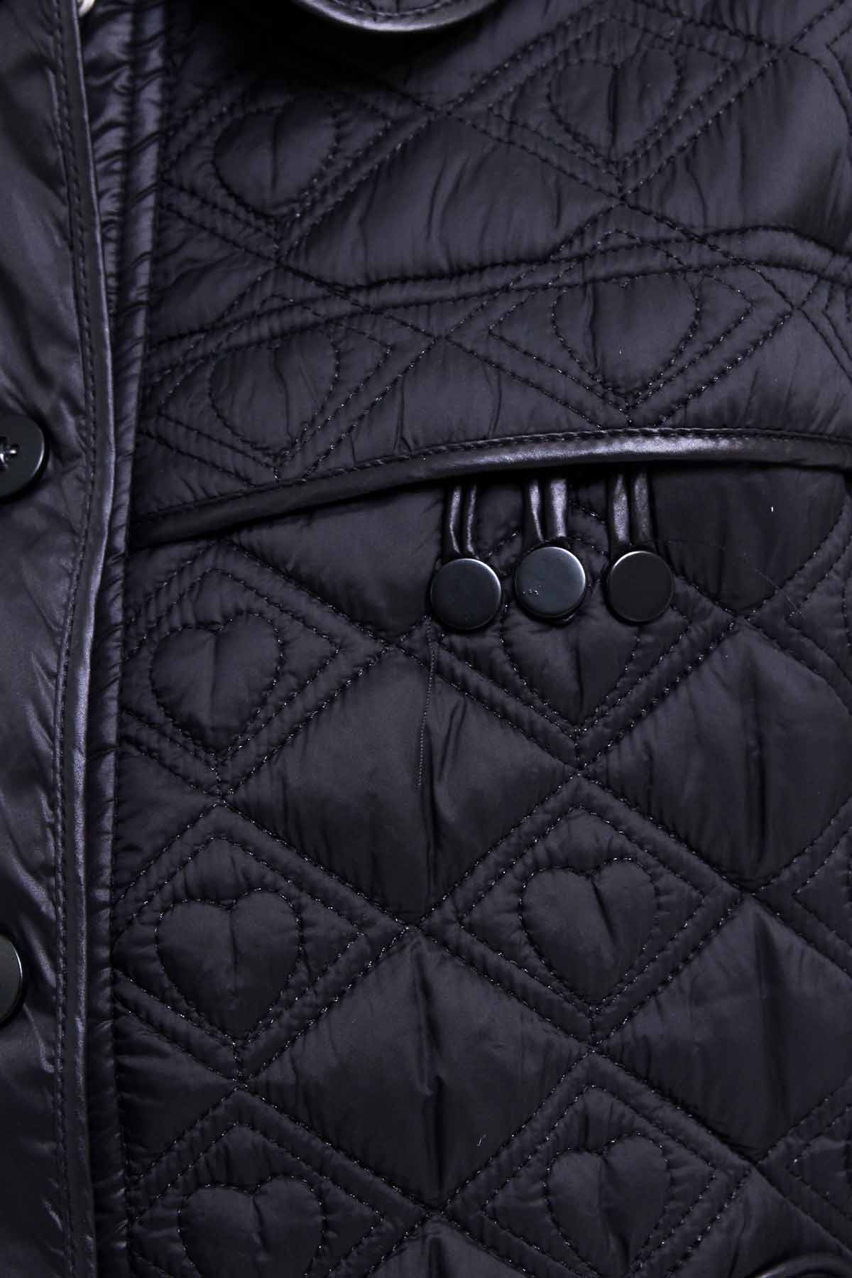 Girls' Black Quilted Jacket