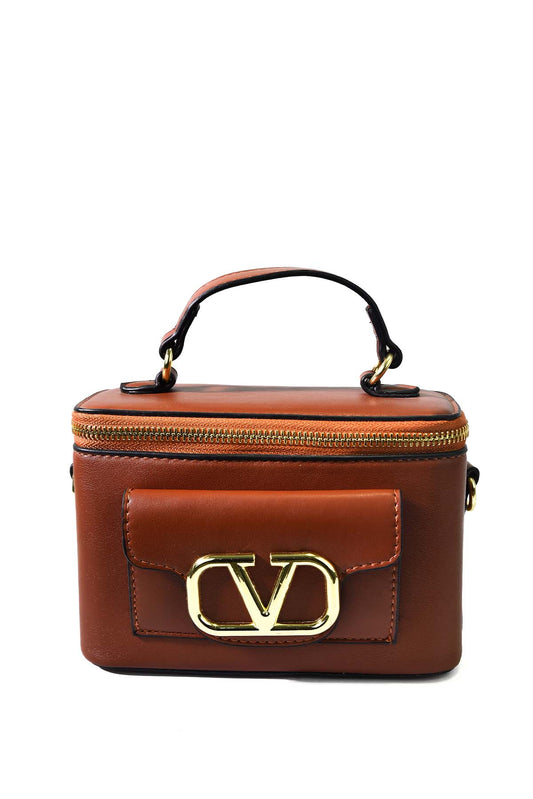 Valentino Mini Leather Vanity Case