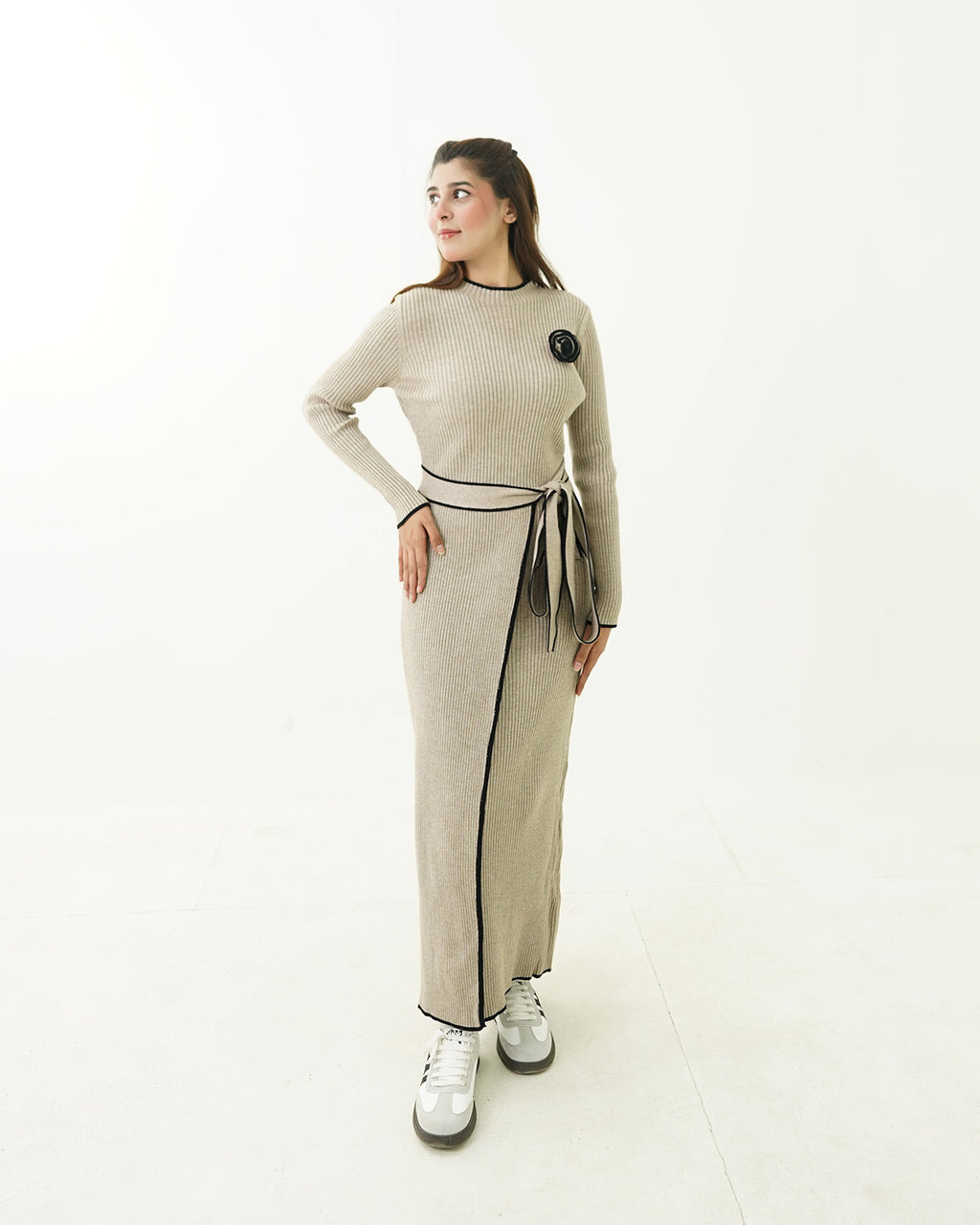 Skin Floral Skirt Maxi Sweater