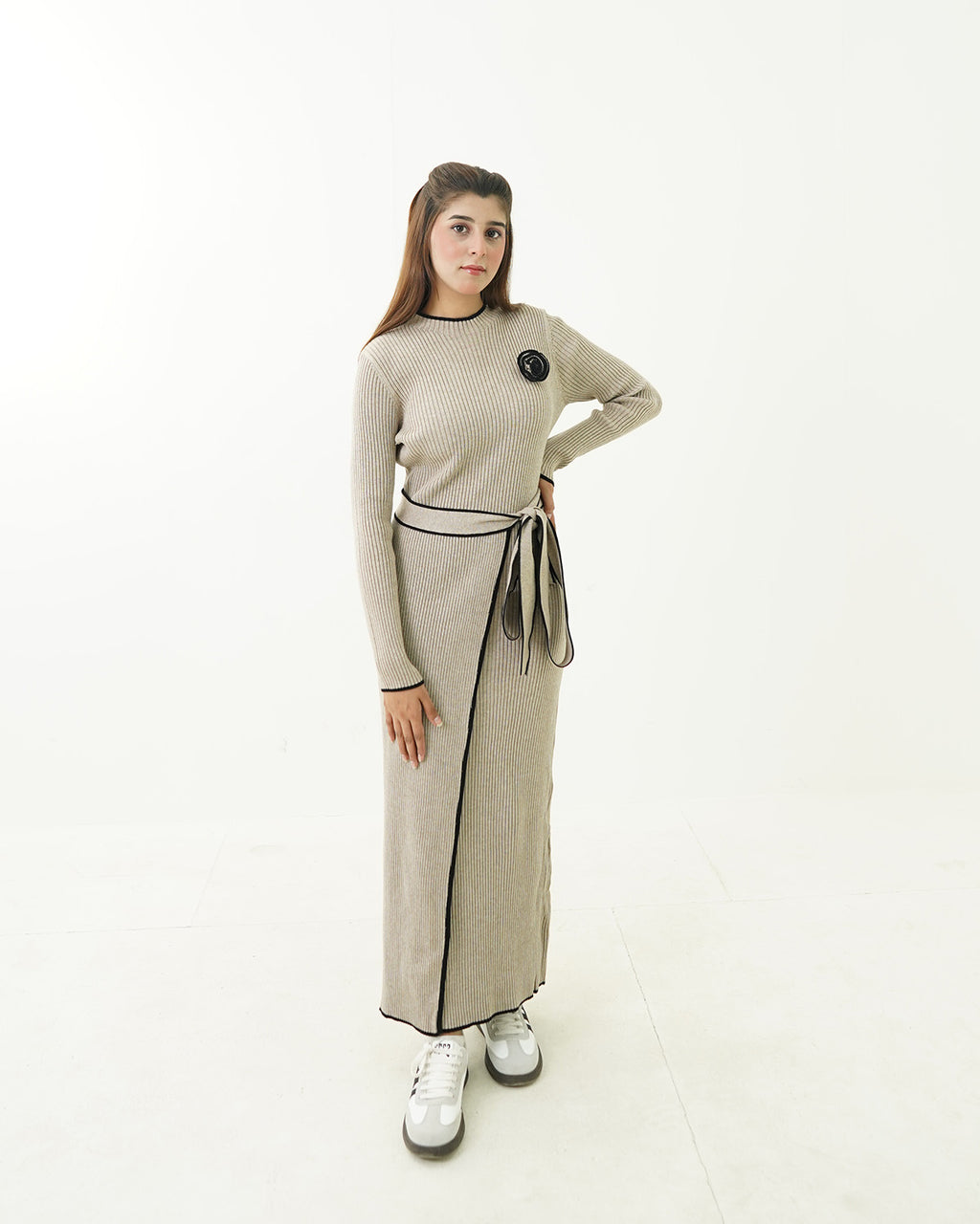 Skin Floral Skirt Maxi Sweater