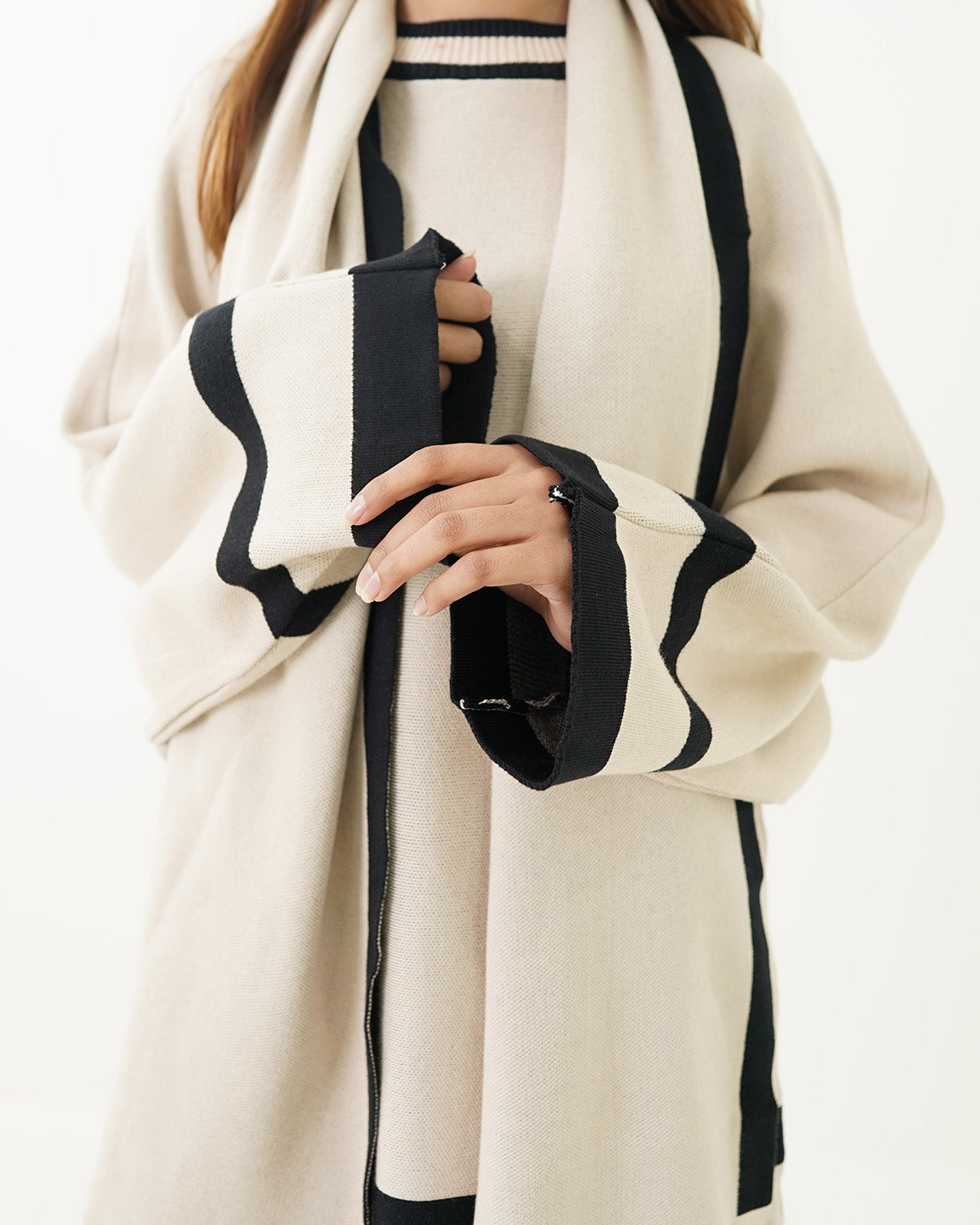 Skin Elegance 3-Piece Co-Ord Set with Black Borders