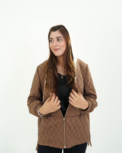 Brown Pattren Jacket