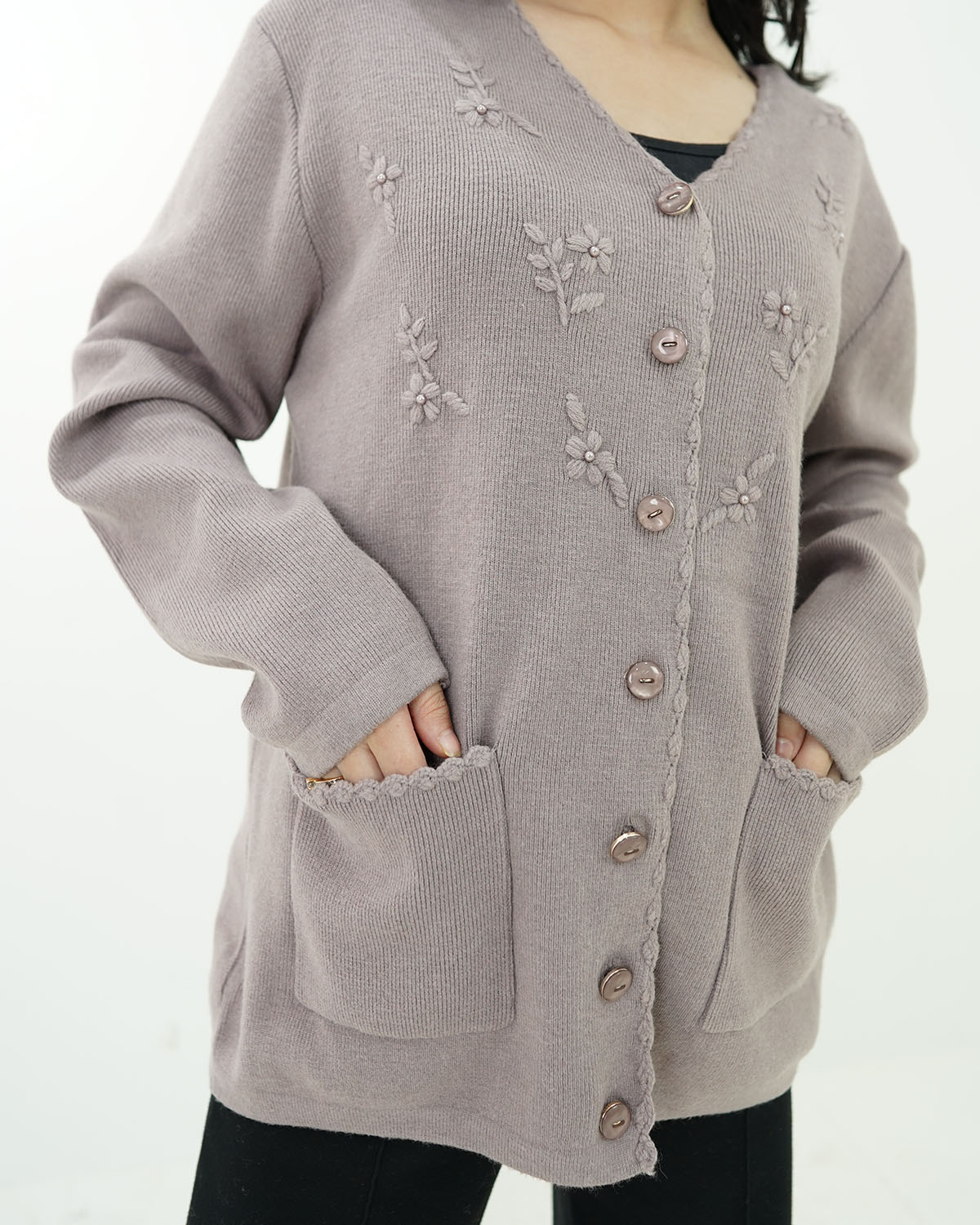 Lavender Blossom Sweater