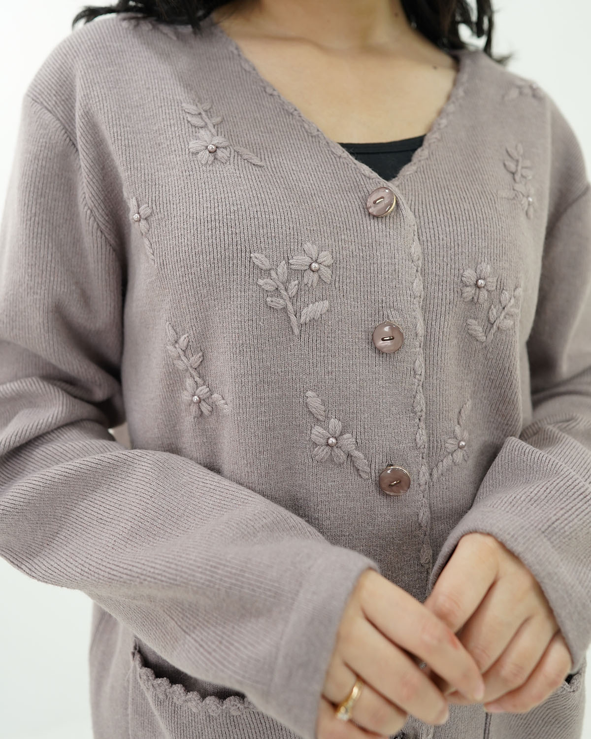 Lavender Blossom Sweater