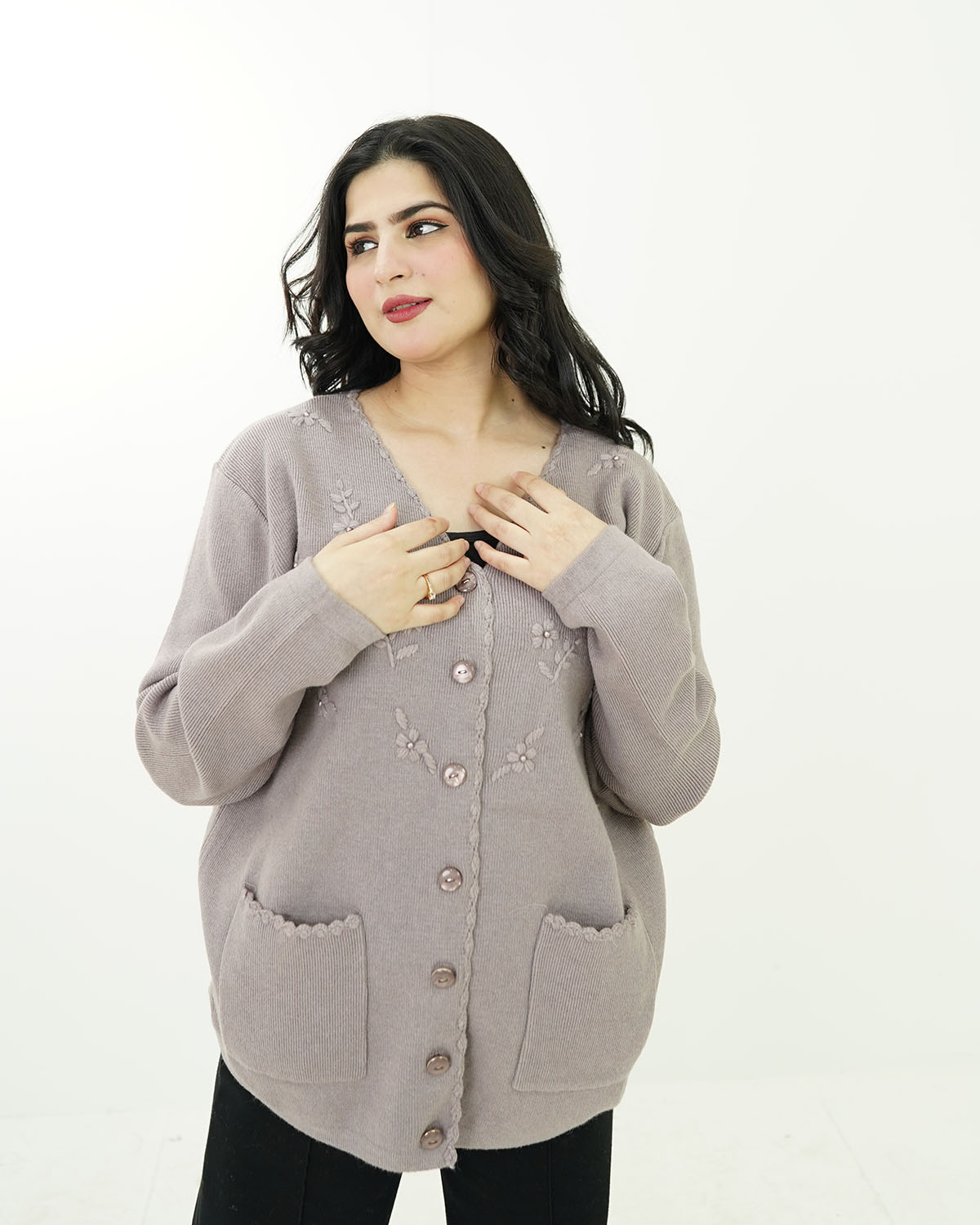 Lavender Blossom Sweater