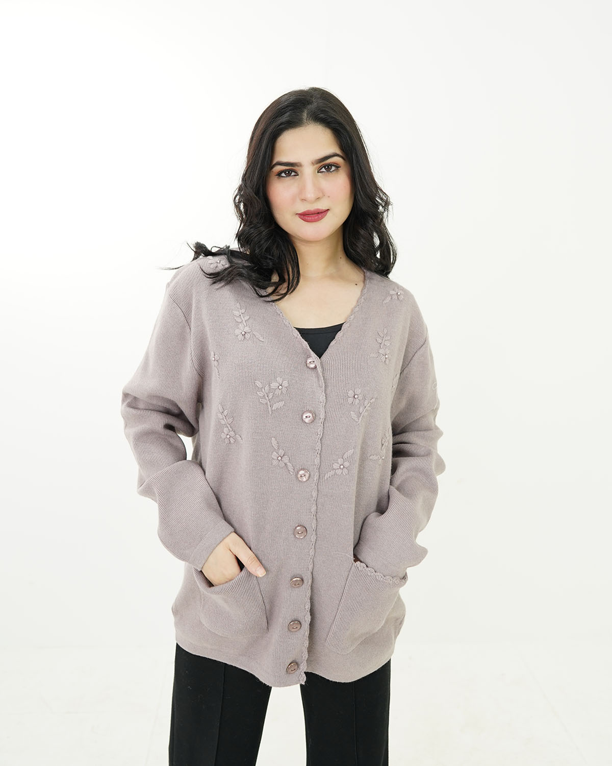 Lavender Blossom Sweater