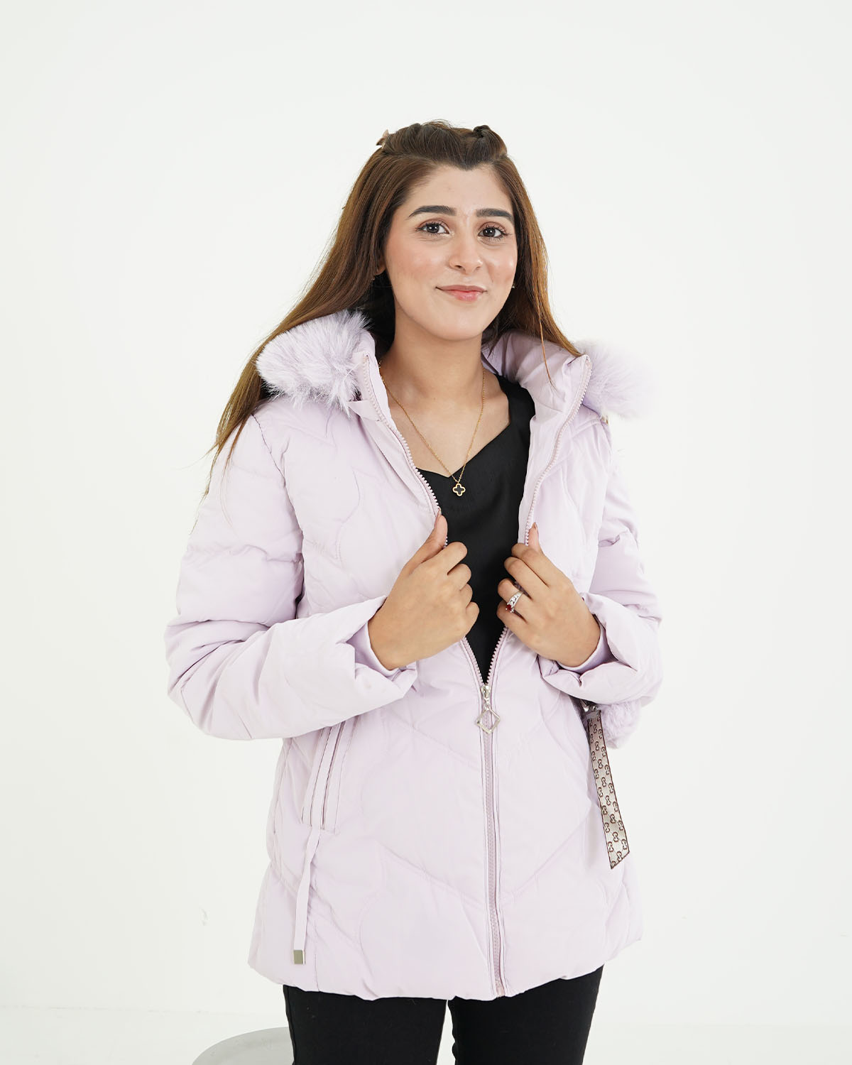 Light Purple Puffer Jacket
