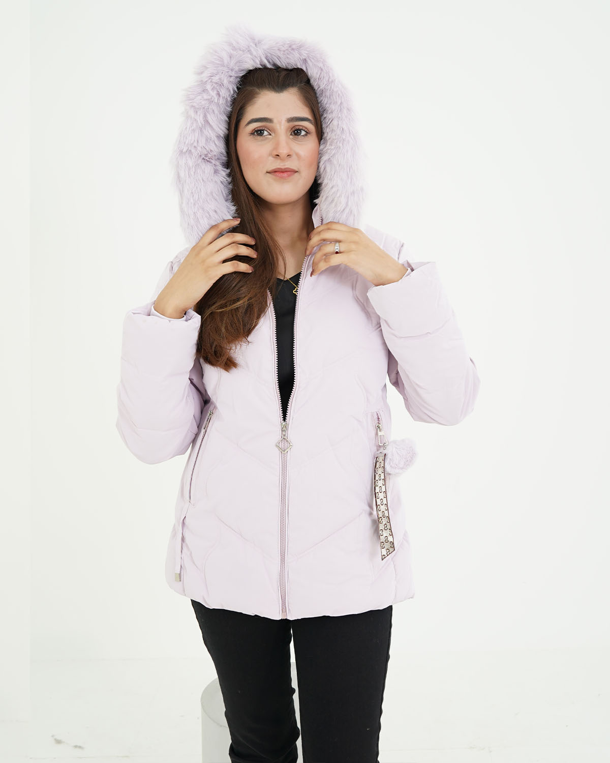 Light Purple Puffer Jacket