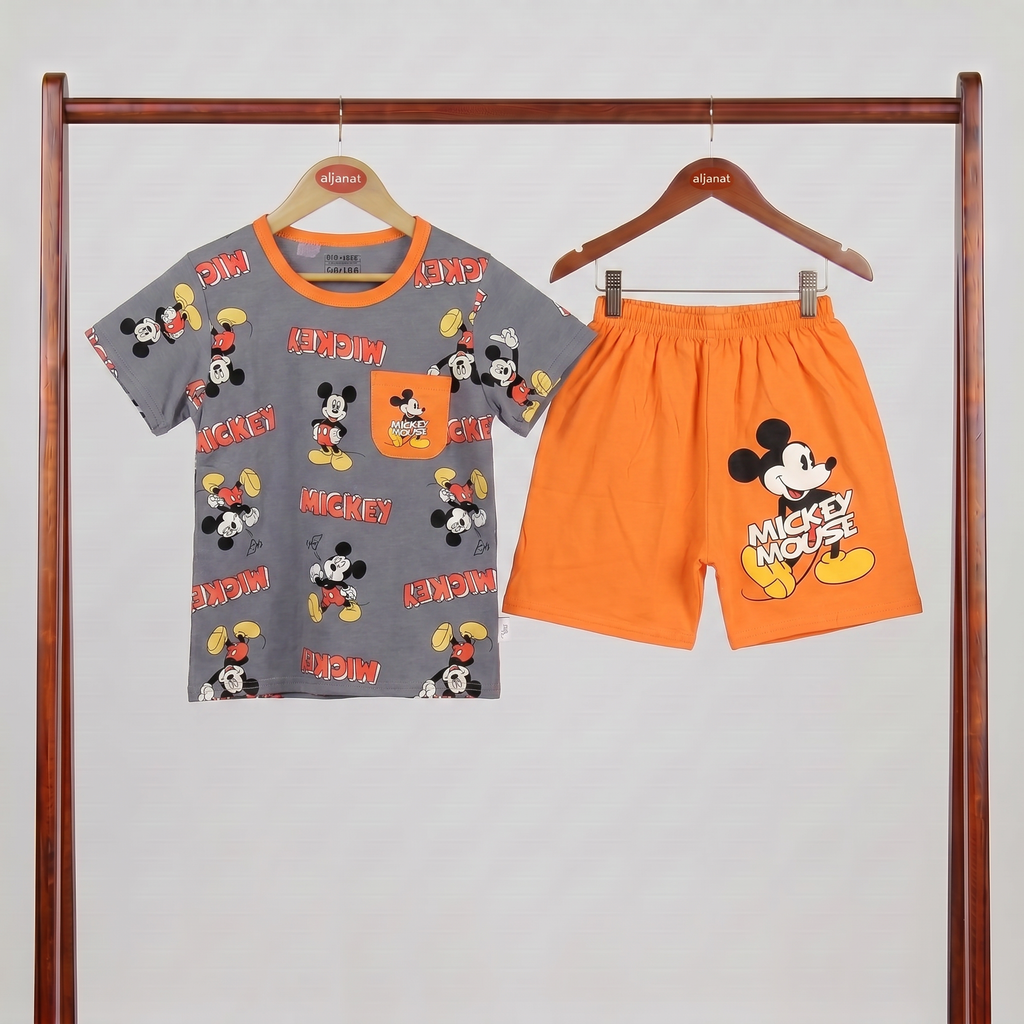 Grey & Orange Nicker Suit