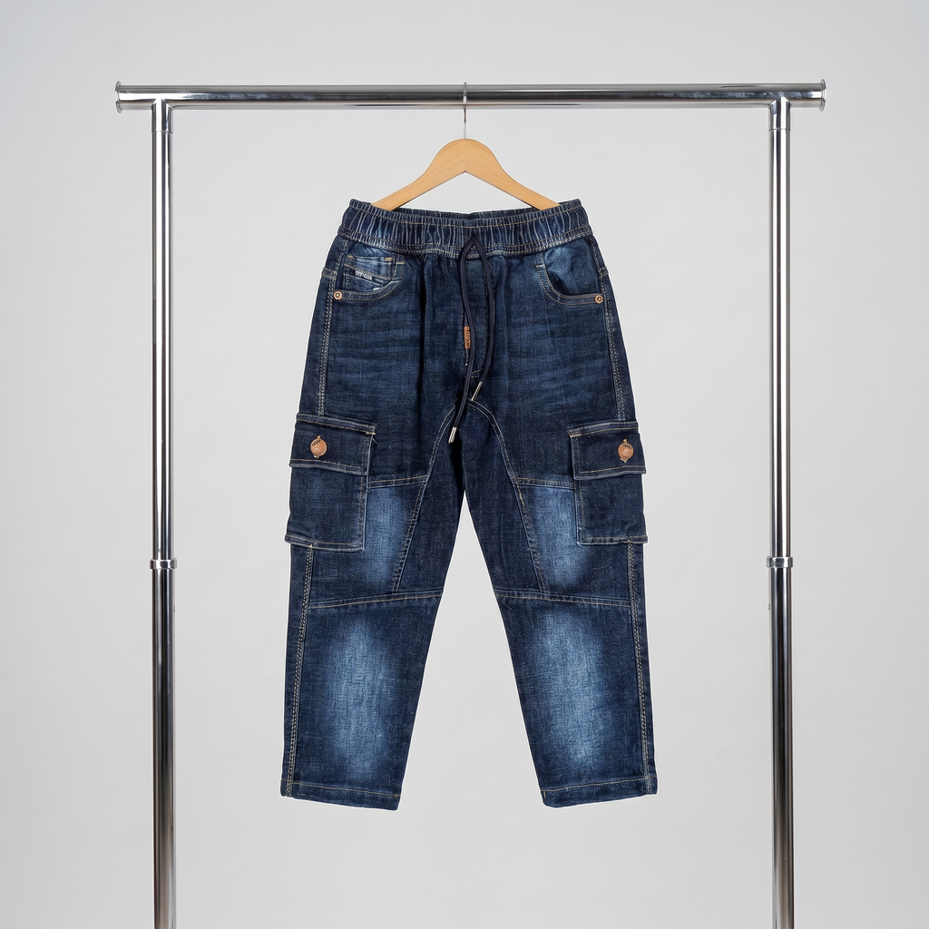 Blue Cargo Jeans