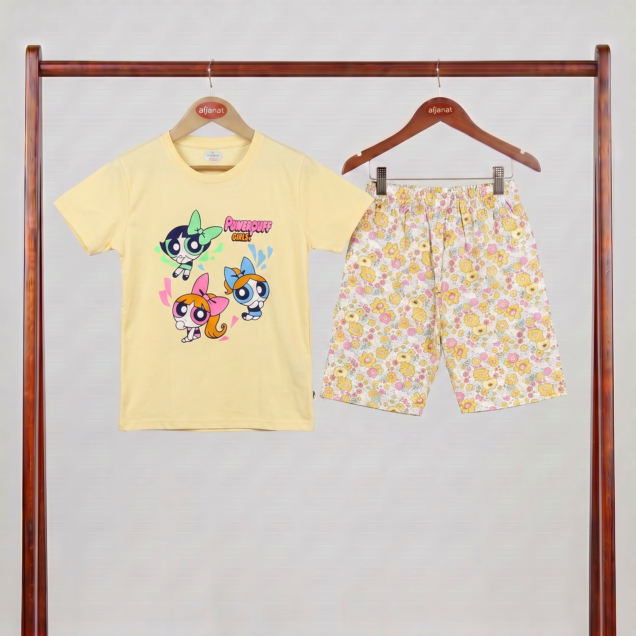 Girls Matching Set Yellow