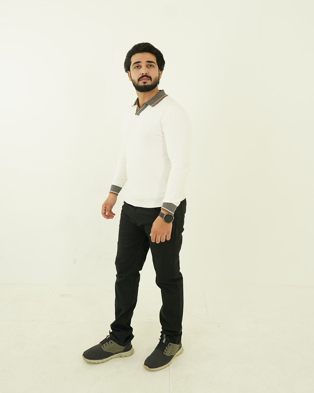 Creamwood Polo Sweater