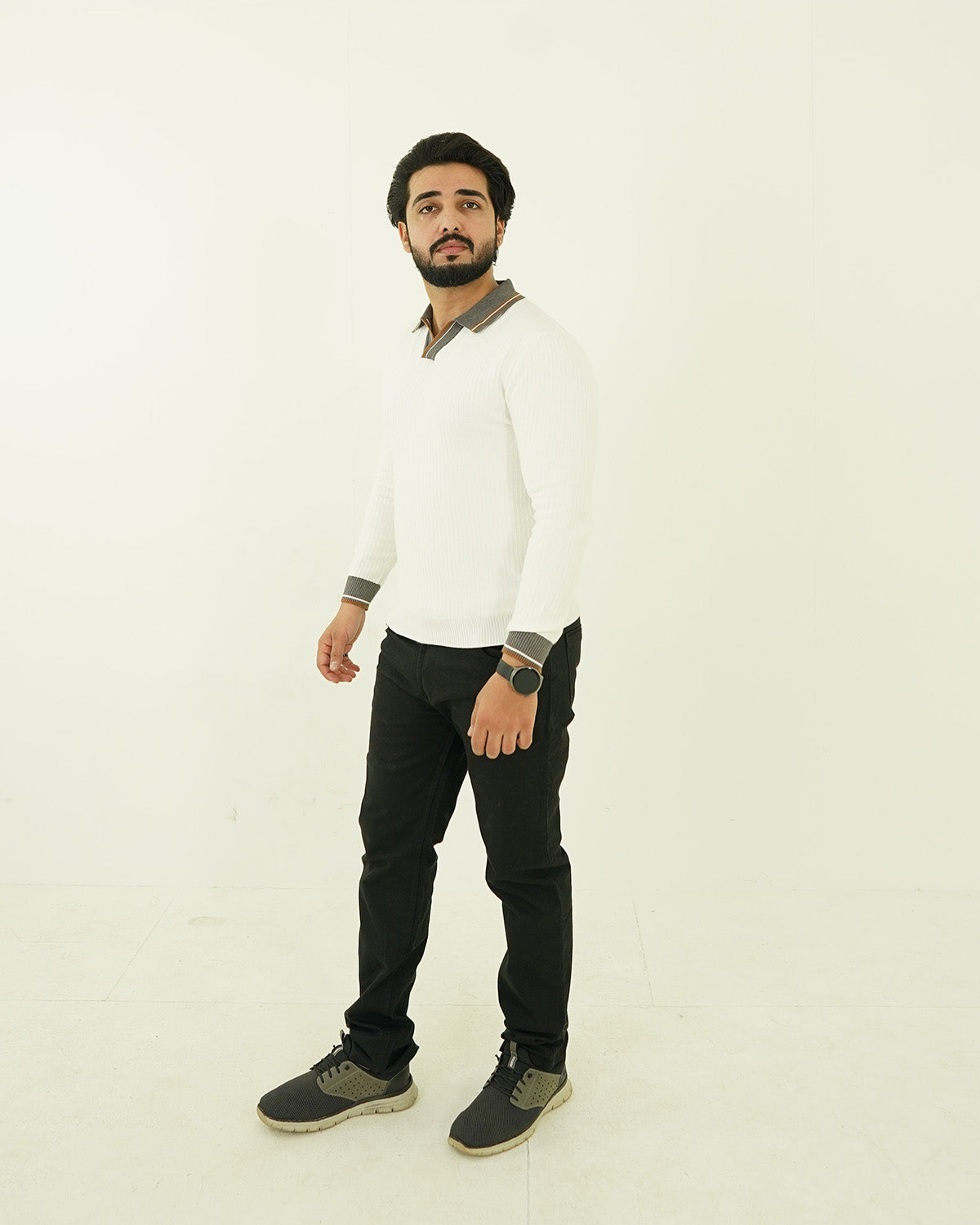 Creamwood Polo Sweater